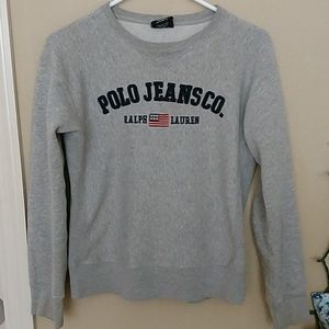 Gray Ralph Lauren Crew Neck